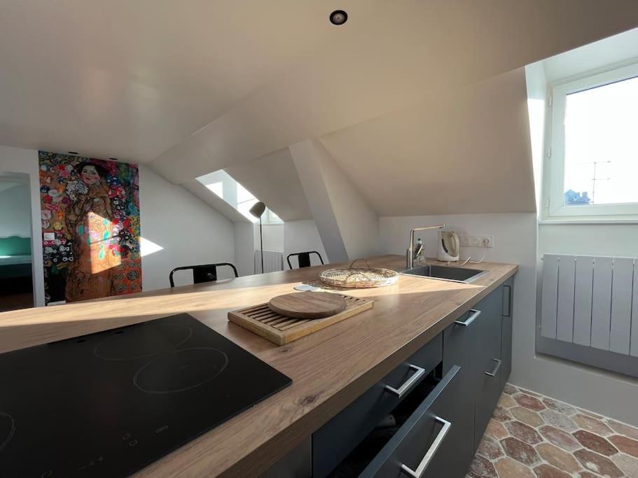 Sur Les Toits De Fontainebleau - Hypercentre Apartment Luaran gambar